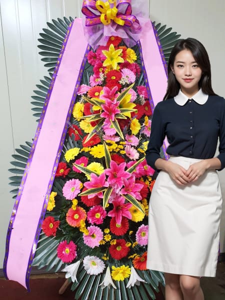 더 베니르 3단화환 기본형